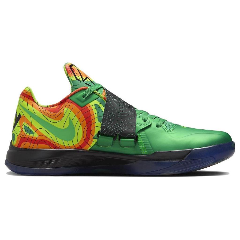 Nike Zoom KD 4 Weatherman 2024 Erkek Spor Ayakkabıları Yeşil Zümrüt Yeşili Volt FN6247-300