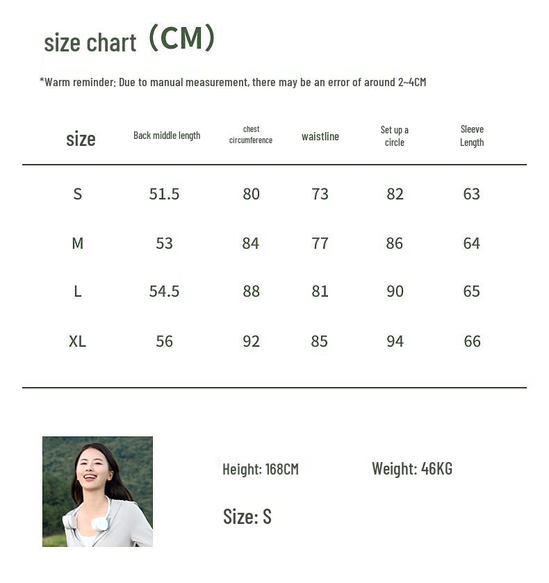 MJ STYLE Women's Ice Silk Sun Protection Top