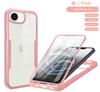 360 Full Protection Case For iPhone 16e Clear Screen With Silicone Bumper TPU+PC Back Cover For iPhone 16 e iPhone16e 2025 Funda