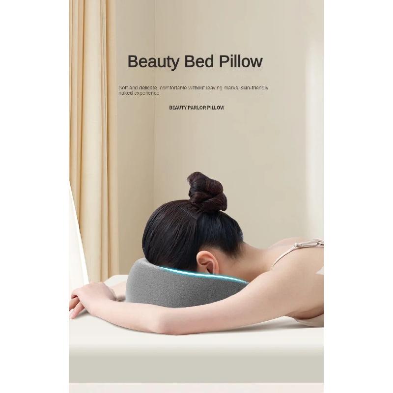 Face Down Pillow Prone Pillow for Prone Face Down Resting Comfort Memory Foam Ergonomics Home Massage Headrest for Beauty Salon