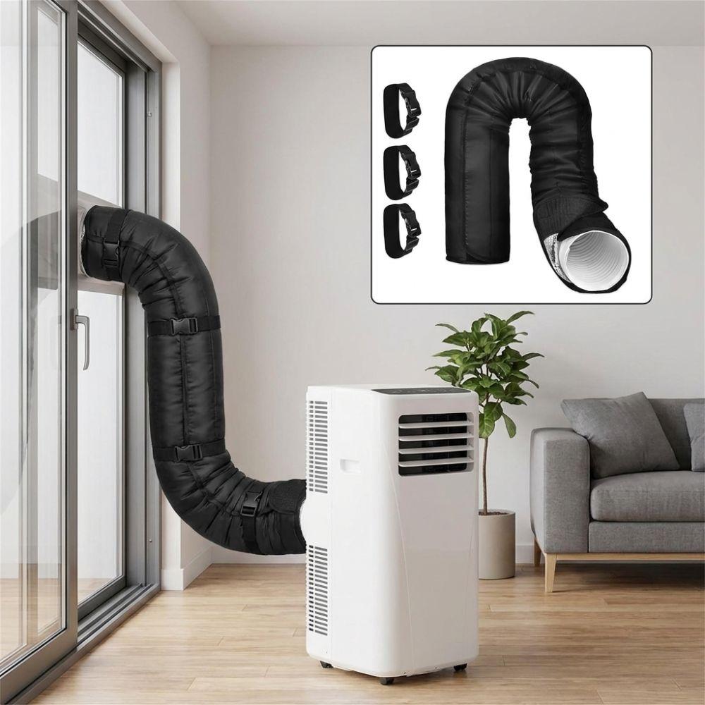 Heat Resistant AC Hose Insulation Sleeve Waterproof AC Exhaust Pipe Thermal Cover  Exhaust Hose