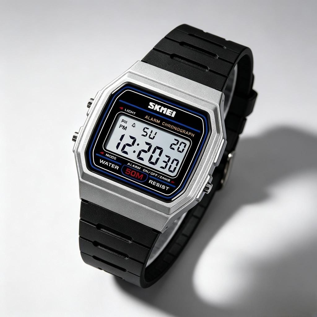 Reloj Digital Unisex SKMEI Cronógrafo Luz de Fondo LED Escolar 1412