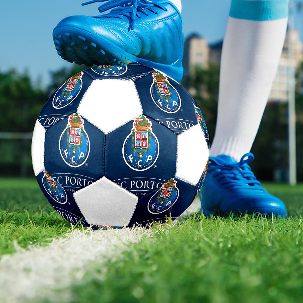 1PC FCP Logo Size 5 Soccer Ball PrahaIndoor Soccer Ball Colorful All Ages Machine Stitched PVC Competition Ready Durable High-Bounce