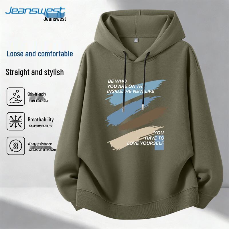 Jeanswest Unisex Heavyweight Casual Pullover Hoodie XL