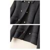 Cashmere Coat Women Autumn Winter Double-Breasted Doll Collar Short Wool Jacket Female Loose Outwear