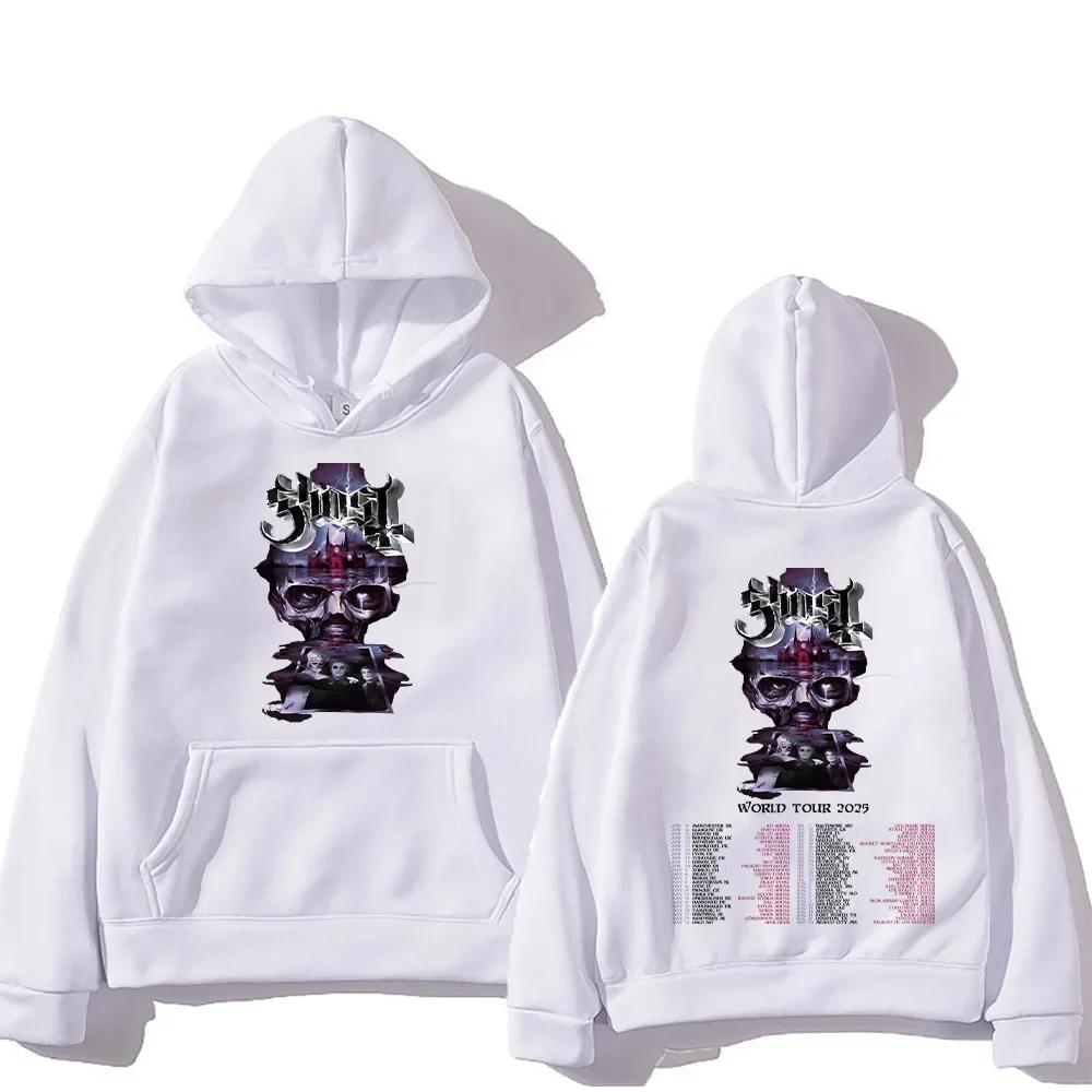 Ghost Band World Tour Sweatshirts Männer Frauen Hip Hop Metal Rock Hoodies Gothic Kleidung Übergroße Kleidung Fans Geschenk Klassischer Hoody