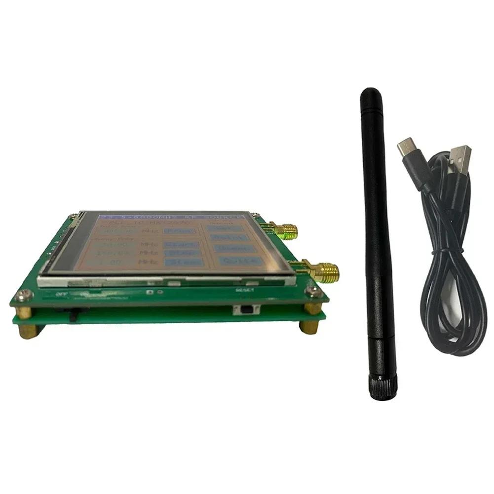 MAX2870 Rf Signal Generator Tyep-c Cable Antenna Source 23~6000Mhz High-Frequen Active Oscillator 25MHz Signal Output Interface