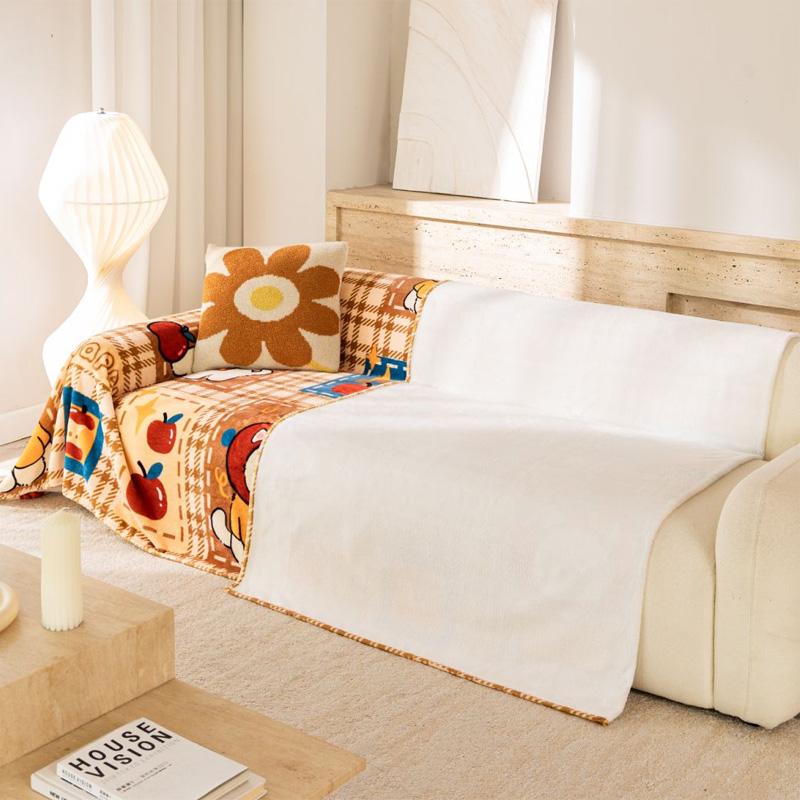 Cute Sofa Cover Cartoon Sofa Cover Cloth Autumn/Winter Sofa Towel Four Seasons Universal Slip Sofa cover