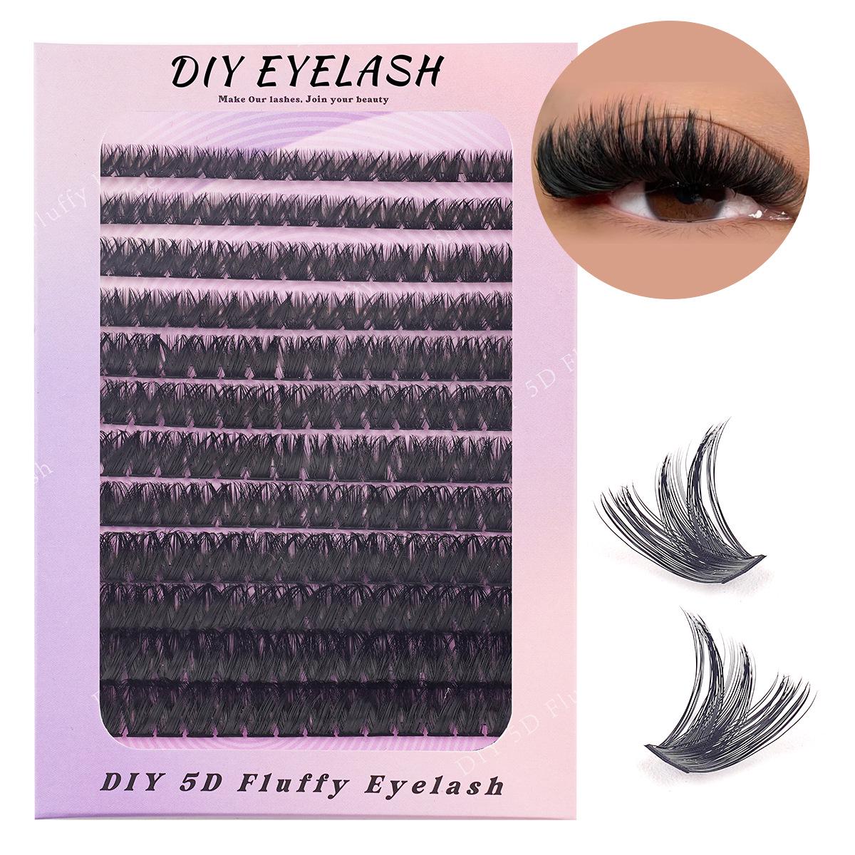 

Natural Clustered False Eyelash Extensions – Segmented and Dense