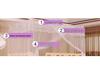 Child & Mother Integrated Bunk Bed with Double Layer Encrypted Mosquito Net and Thickened Support