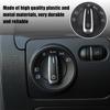 Car Headlight Switch Fog Light Knob 5ND941431B Professional Headlight Switch Knob Compatible Golf Jetta MK5 MK6 Auto Accessories