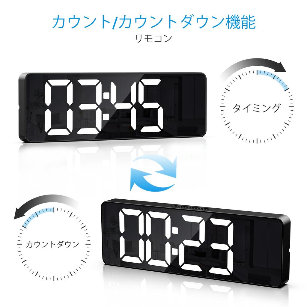 Digitaler LED-Wecker, Schreibtisch, Kalendertag, Helligkeit, groß, 2 Alarme, doppelt, laut, USB-Energie für grüne Uhr, Uhr, Uhrzeit, Datum, Woche, Temperatur,