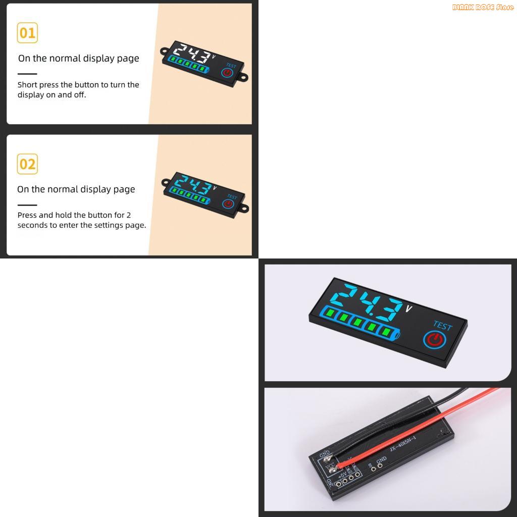 K1AE Professional Tester Detector 7-55V Digital Battery Level