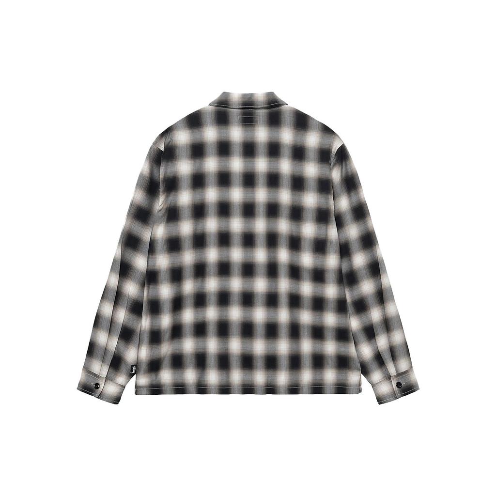 Stussy SS23 EDDIE PLAID ZIP SHIRT Unisex 1110286