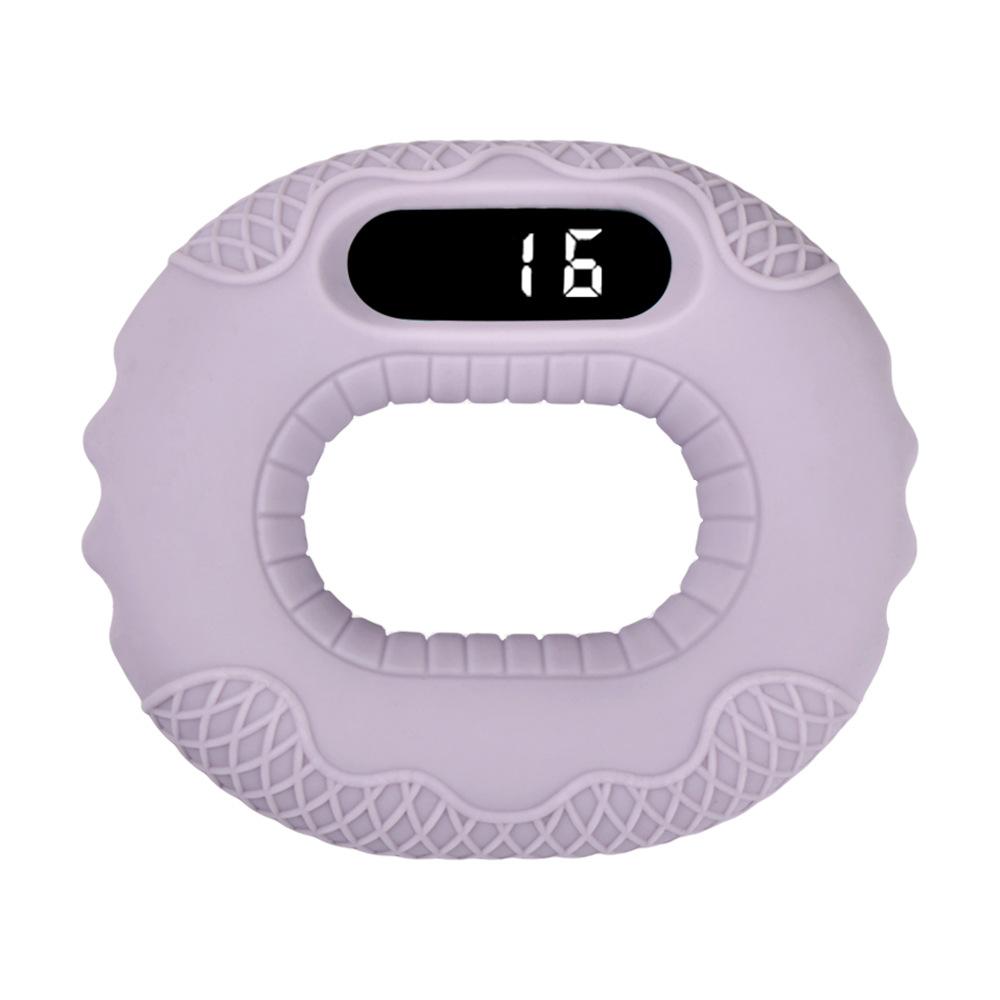 Silicone Grip Strength Device Exercises Finger Strength Grip Ring Connection Bluetooth Flashing Short Video Counting Training