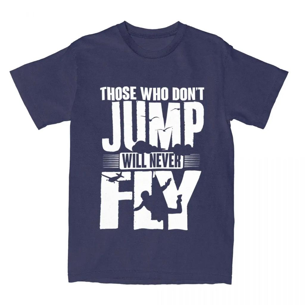 Vintage Base Jump Skydiving T-Shirts Men Women Airplane SkyDive Lover Tee Shirt Gift Idea Clothes