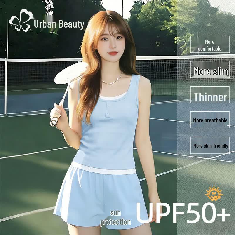 

Women s Ice Silk Tank Top & Capri Shorts Set S