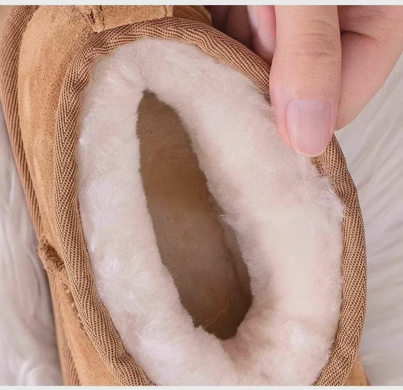 Unisex Fur Snow Boots: Warm, Thick-Soled, Cold-Proof & Waterproof