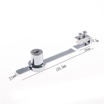 Durable Practical Cabinet Glass Door Lock+Keys For Reptile Showcase Display Case