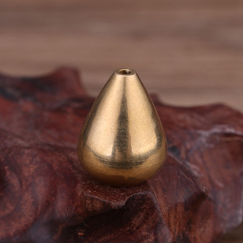 Mini Water Drop Shape Brass Incense Stick Holder Censer Accessories for Bedroom Tea Room
