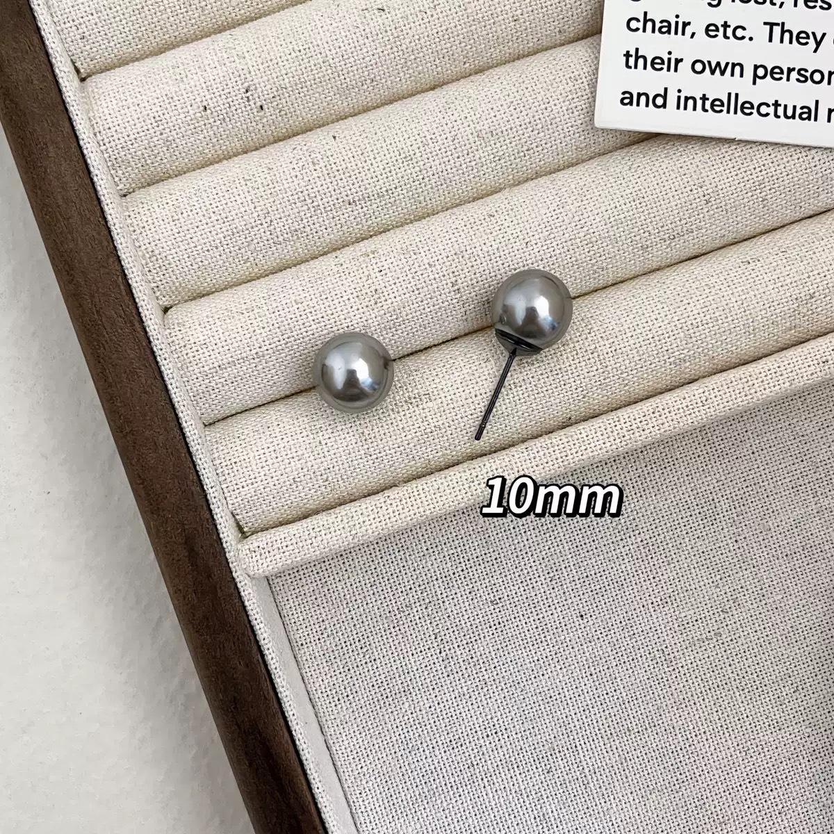 

«Серьги-иглы Майяра 925»: Янтарный жемчуг в стиле ретро для осени/зимы