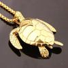 Fashion Pop Punk Lucky Gift Personality Fun Baby Turtle Necklace Longevity Turtle Hip Hop Holiday Pendant Jewelry