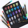 36 Colors Set Stackable Graffiti Marker Paint Pen  Art School Office Stationery Supplier DIY  Dual Tip Acrylic Markers Pens