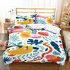 Carton Robot Comfortable Quilt Cover +pilowcases Children Kids Bedrom Soft Duvet Cover Sets Twin Ful Quen Warm Comforter Cover Fairy Tale World Sky