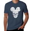 Destroyed Underground Skull With Mouse Ears Underground Art For Underground People Tshirt Work Wear Simple Tee Shirt