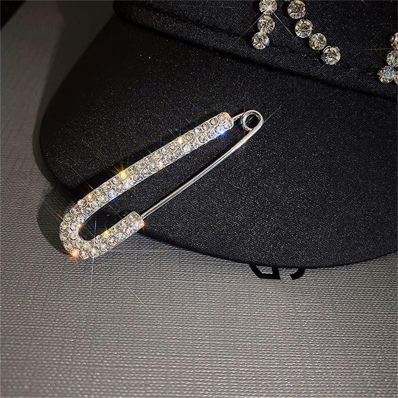 

Pearls Brooch Waistband Pin Smaller Openning Bottom Metal Diy белый