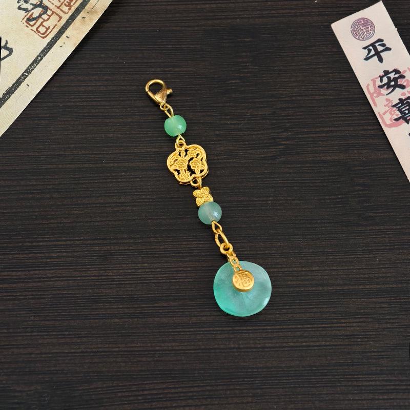 Traditional Lion Fortune Qipao Lapel Ornament for Hanfu Tea Ceremony