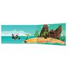 Scène à décorer pour enfants - Pirates - Stickers Puffies