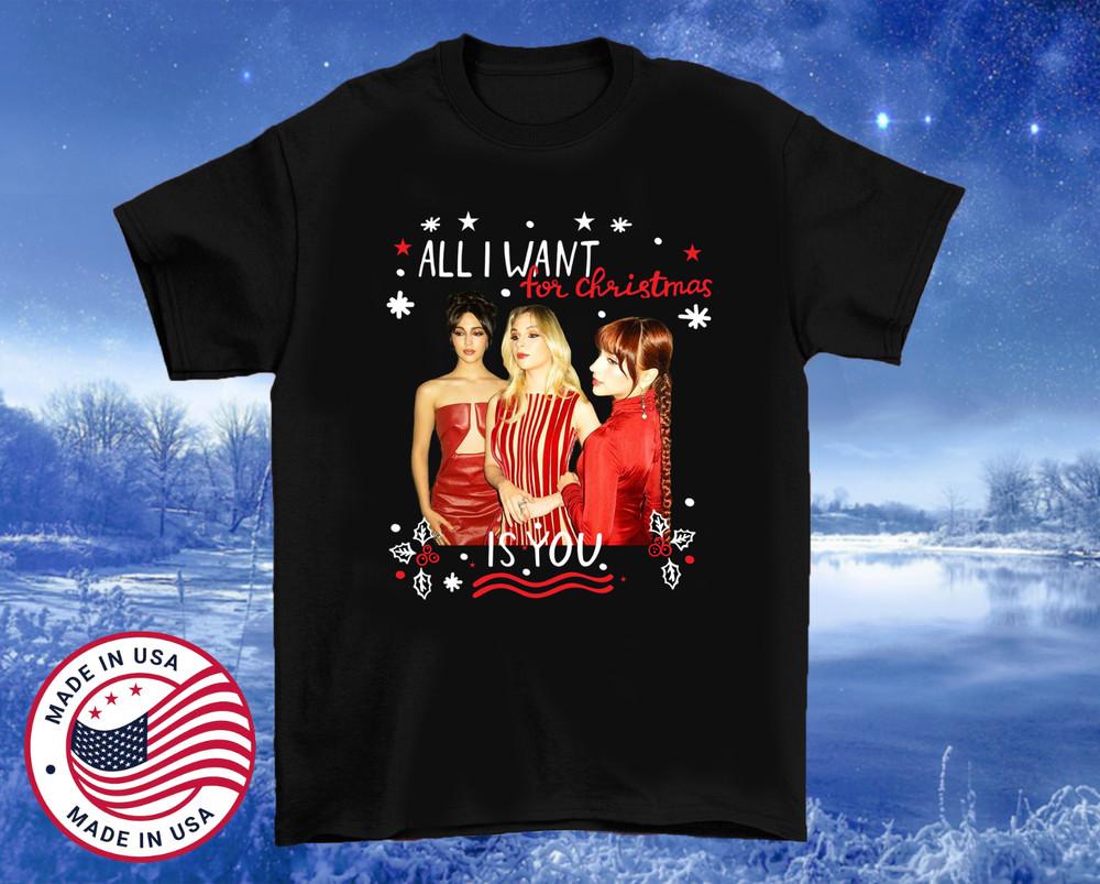 The Warning Band All I Want for Christmas Shirt Adult Cotton Tee MC1327 Unisex T-Shirt XXXXL