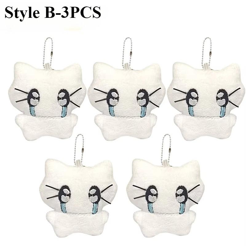 1-20PC Cute Black Cat Plush Toy Doll Small Pendant Cuddly Pillow Cushion Ins Black Cat Plush Toy Doll for Boy Girl Brithday Gift