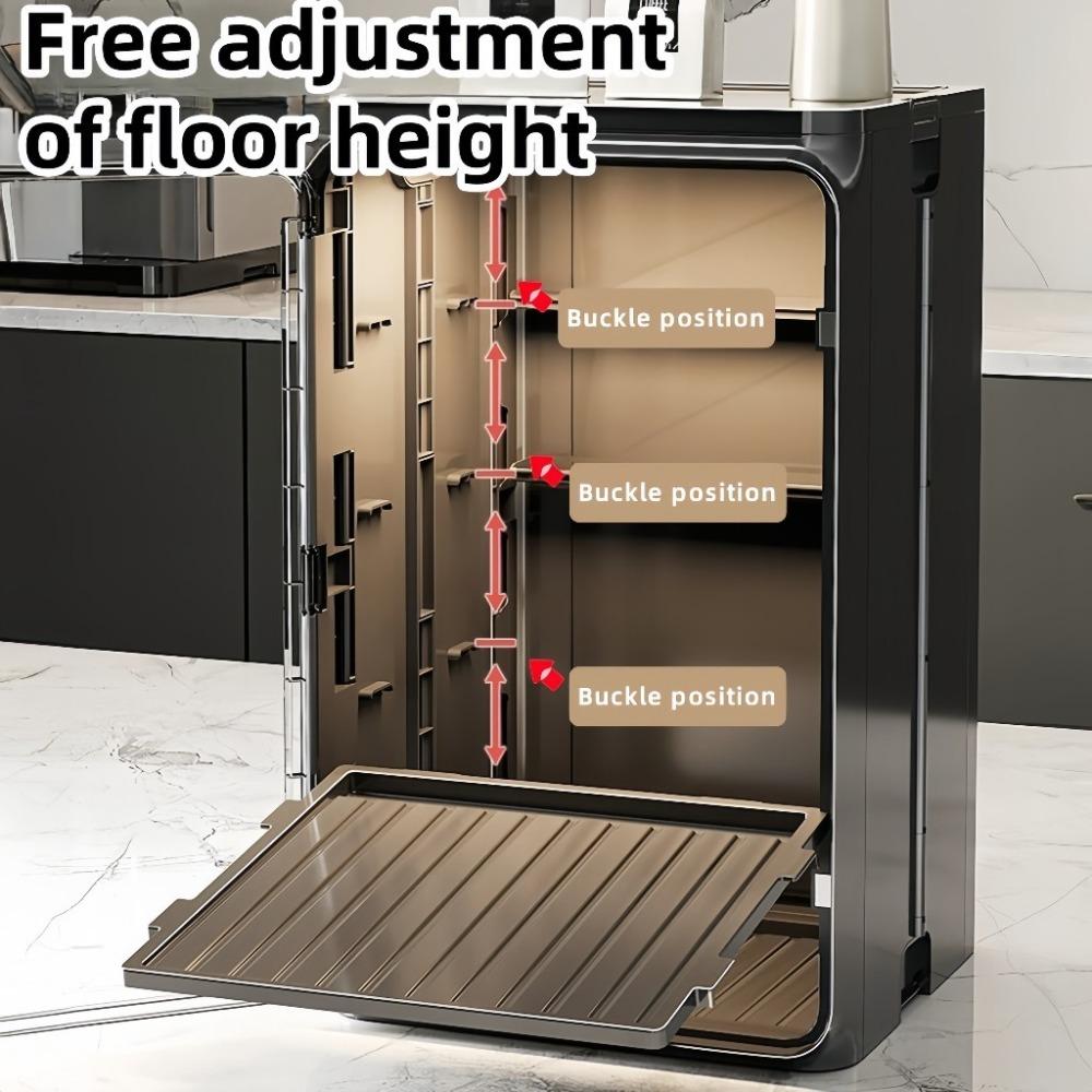 Cabinet Kitchen Cupboard Multi functional Tea Set Storage Box Drain Cup Rack  Bathroom