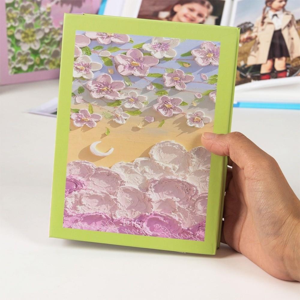 6 Inch 100 Pockets Photo Album Laminated Picture Memory Book Travel Picture Storage светло-зеленый