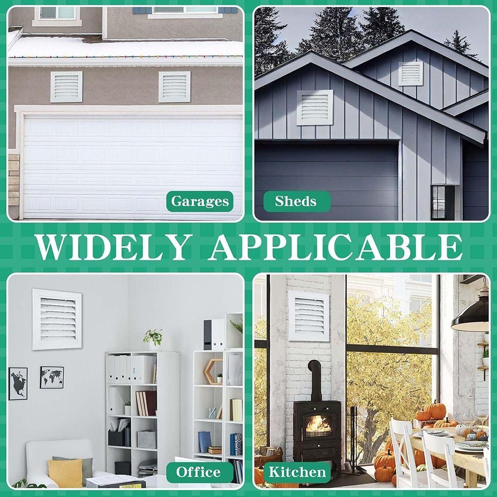 White Air Vent Grille Aluminum Alloy Return Air Grill New Vent Cover  Attics