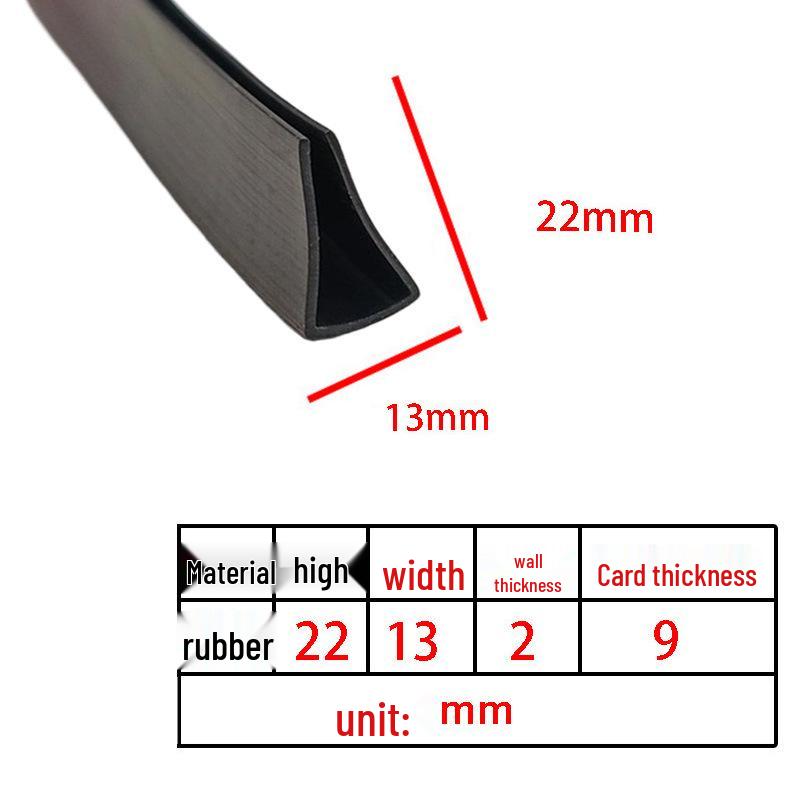 U-Shaped Rubber Anti-Collision & Edge Sealing Strip