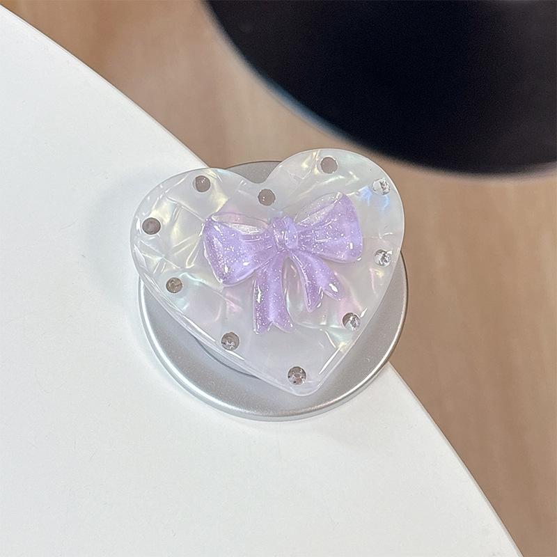 Korean Style Bowknot Magnetic Magsafe Phone Holder for Desktop Viewing