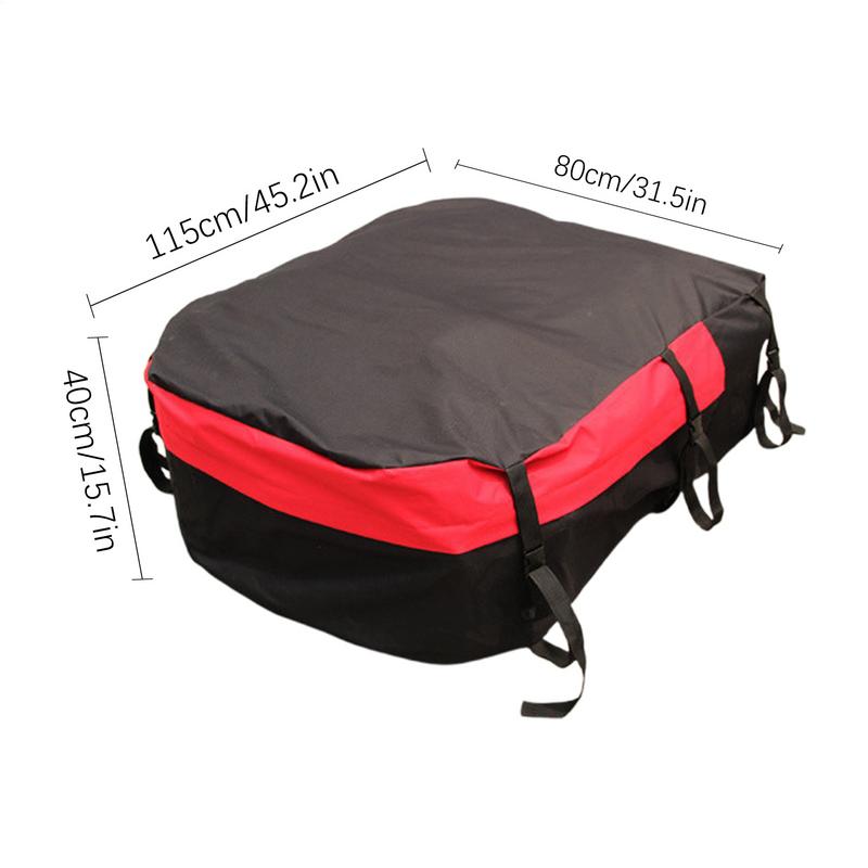 Porte-bagages de toit de voiture Imperméable Sac de rangement pour galerie de toit Pliable Porte-bagages de toit de voiture Accessoires de voyage Pour la plupart des véhicules