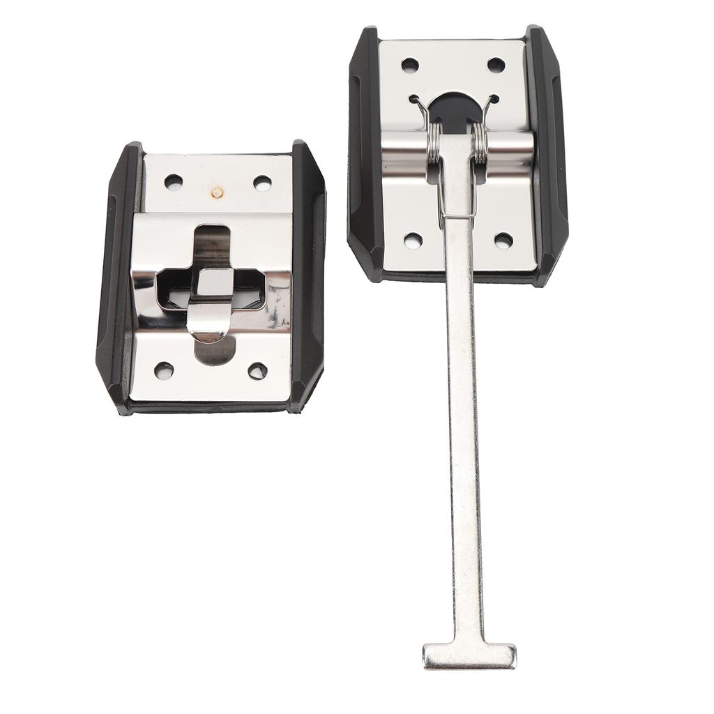 RV Trailer Door Holder Stainless Steel T Style Entry Door Catch Exterior Door Hold Hook and Keeper for Campervan