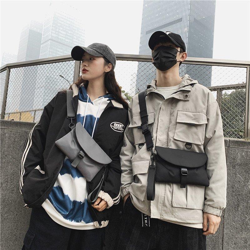 Simple Multifunctional Crossbody Bag - Adjustable Strap, Casual Chest Bag and Shoulder Bag for College Students and Daily Use