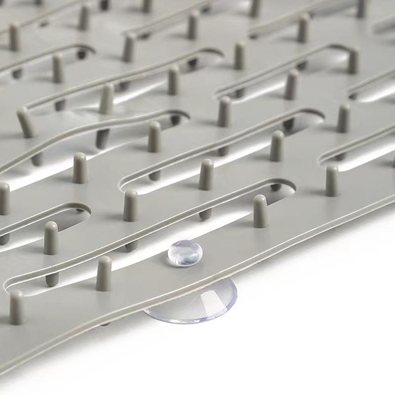 Silikon Spülbecken Trenner Schutzmatte Küchenspüle Sattel Hitzebeständig Rutschfest Spülbeckenmatte Abtropfmatte Schnell Trocknend