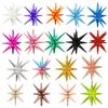 2/5pcs 22inch 4D Conjoined Explosive Star Balloon Birthday Party Wedding Supplies Aluminum Foil Water Droplet Ballon Decoration