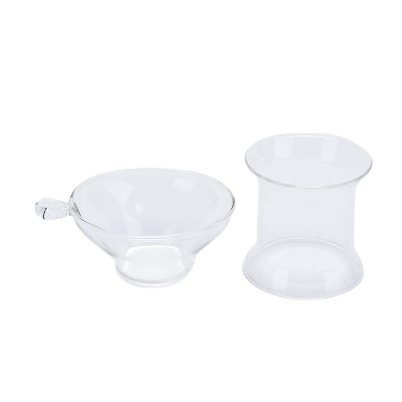 1X Stiklinis arbatos sietelis su rankena biriems lapams arbatos plikikliui, arbatos filtras, koštuvas