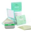 Kiwee 100 Pièces Papier Matifiant Coréen pour Peau Grasse, Papiers Matifiants Naturels en Lin pour Visage Gras, Feuilles Absorbantes d'Huile pour le Visage, avec Mi Intégré