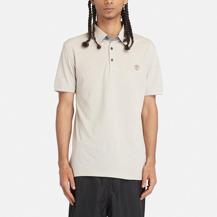 Timberland Casual Business Breathable Short Sleeve Polo Shirt Men tops A42B5-DH4