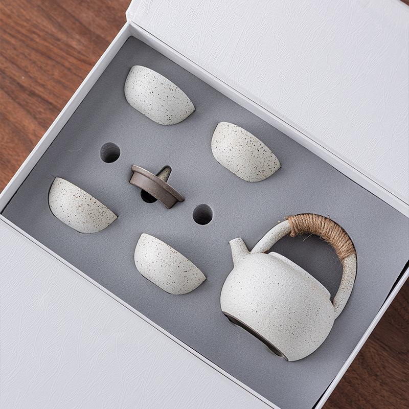 Light Luxury Kung Fu Tea Set Gift Box Set, a Pot of 24 Cups of Tea Tray, Business Gifts for Customers