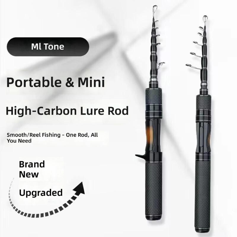 Sensitive Glass Fiber Telescoping Fishing Rod For Both Beginner And Experienced Anglers Comfortable Travel Fishing Poles
