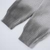 Mens Oversized Stand Collar Knit Cardigan With Distressed Tie-Dye Effect Streetwear Winter Sweater